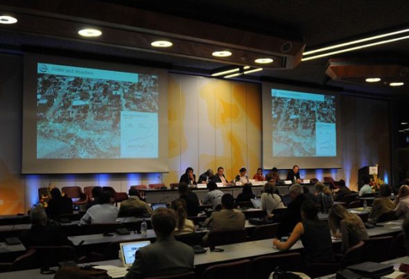 Participating in ISDR Global Platforms on Disaster Risk Reduction, Geneva, Switzerland